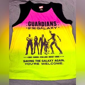 Disney’s Marvel Guardians of the Galaxy sleeveless top. Size L